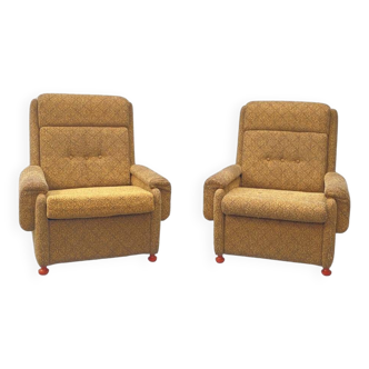 Fauteuils vintage du bloc de l'Est, années 1980, Tchécoslovaquie
