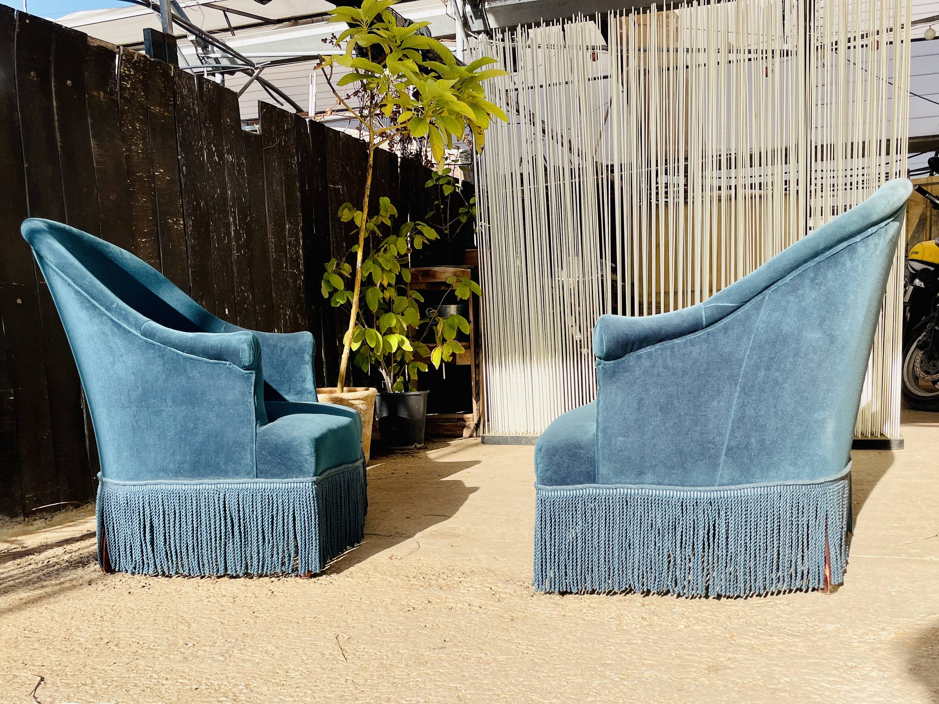 Bench and toad armchair