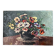Tableau ancien - Nature morte - Bouquet de renoncules
