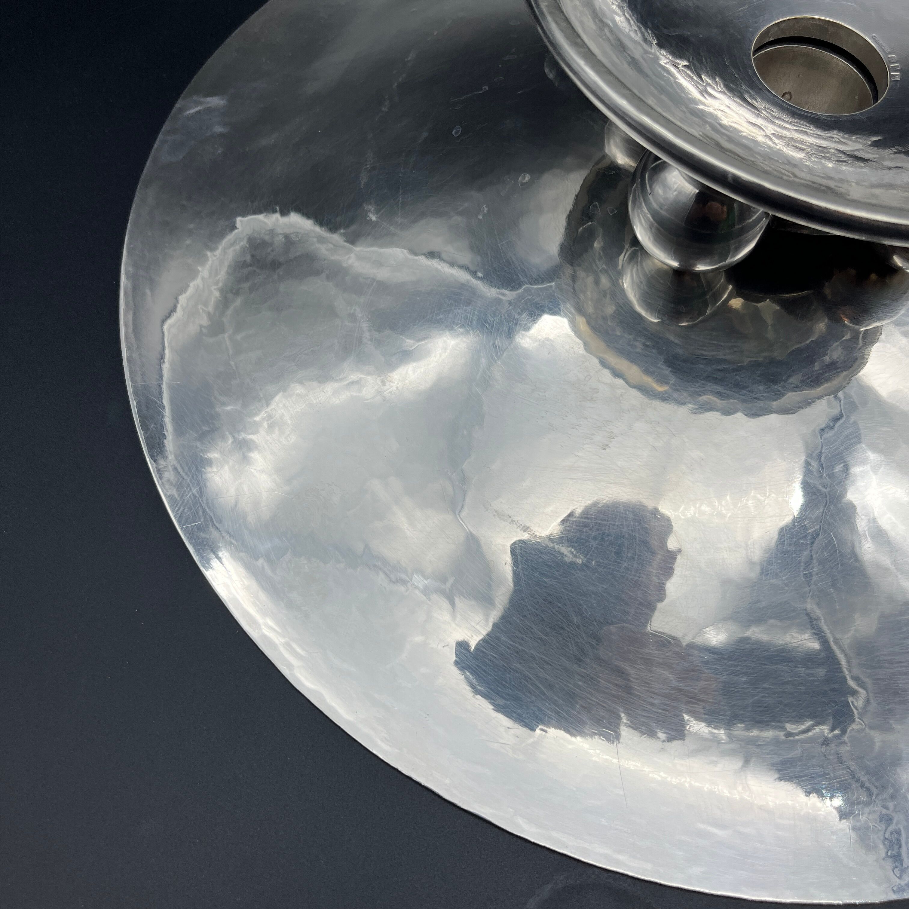 Modernist Art Deco Cup Luc Lanel for Christofle 1933 liner Normandie