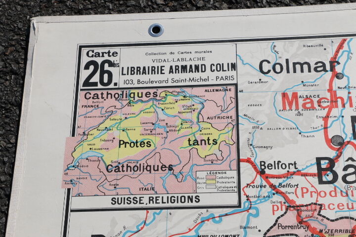 Switzerland school map