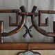 Chinese bamboo and ceramic mirror 120x175cm