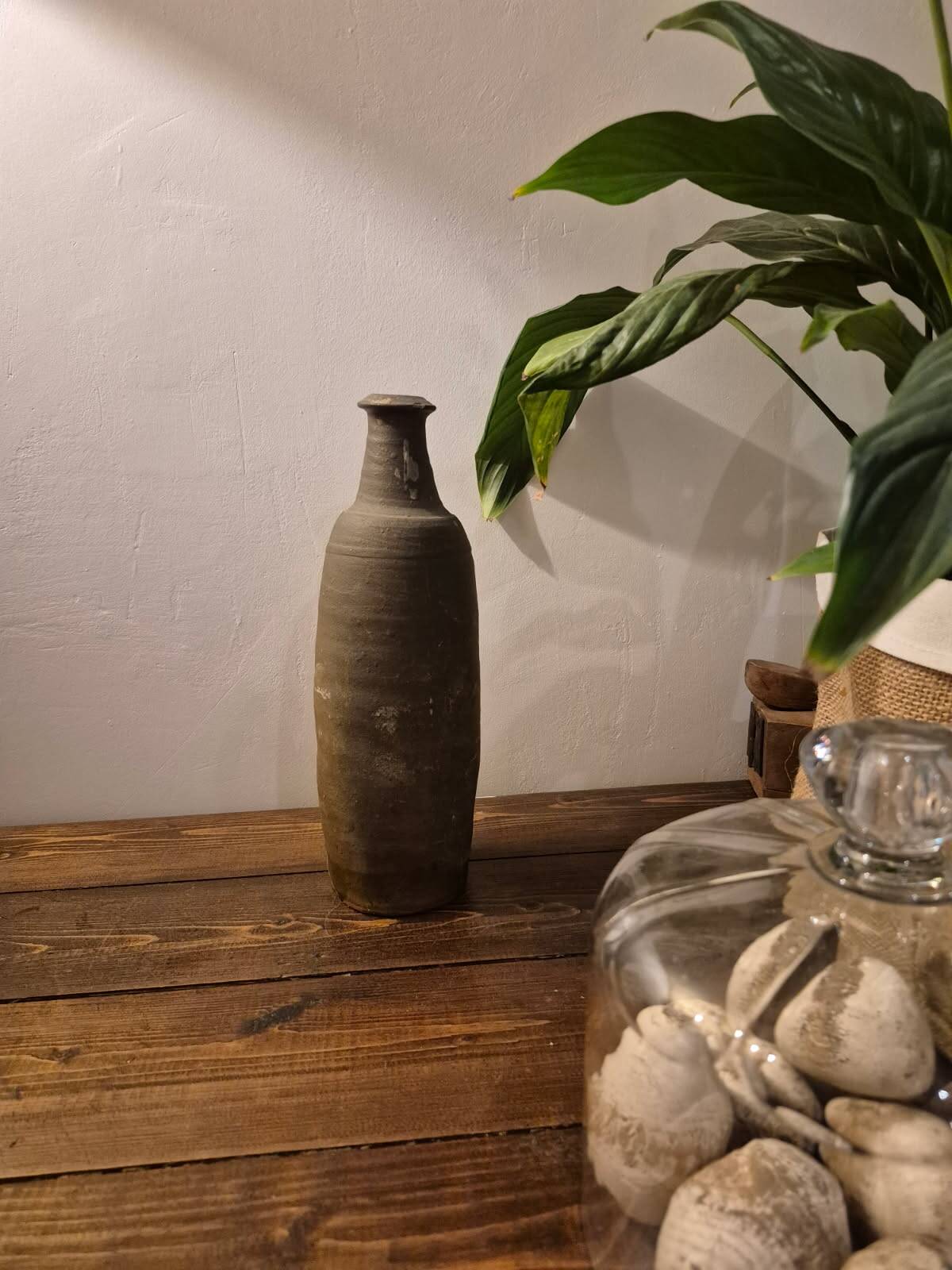 Antique stoneware bottle