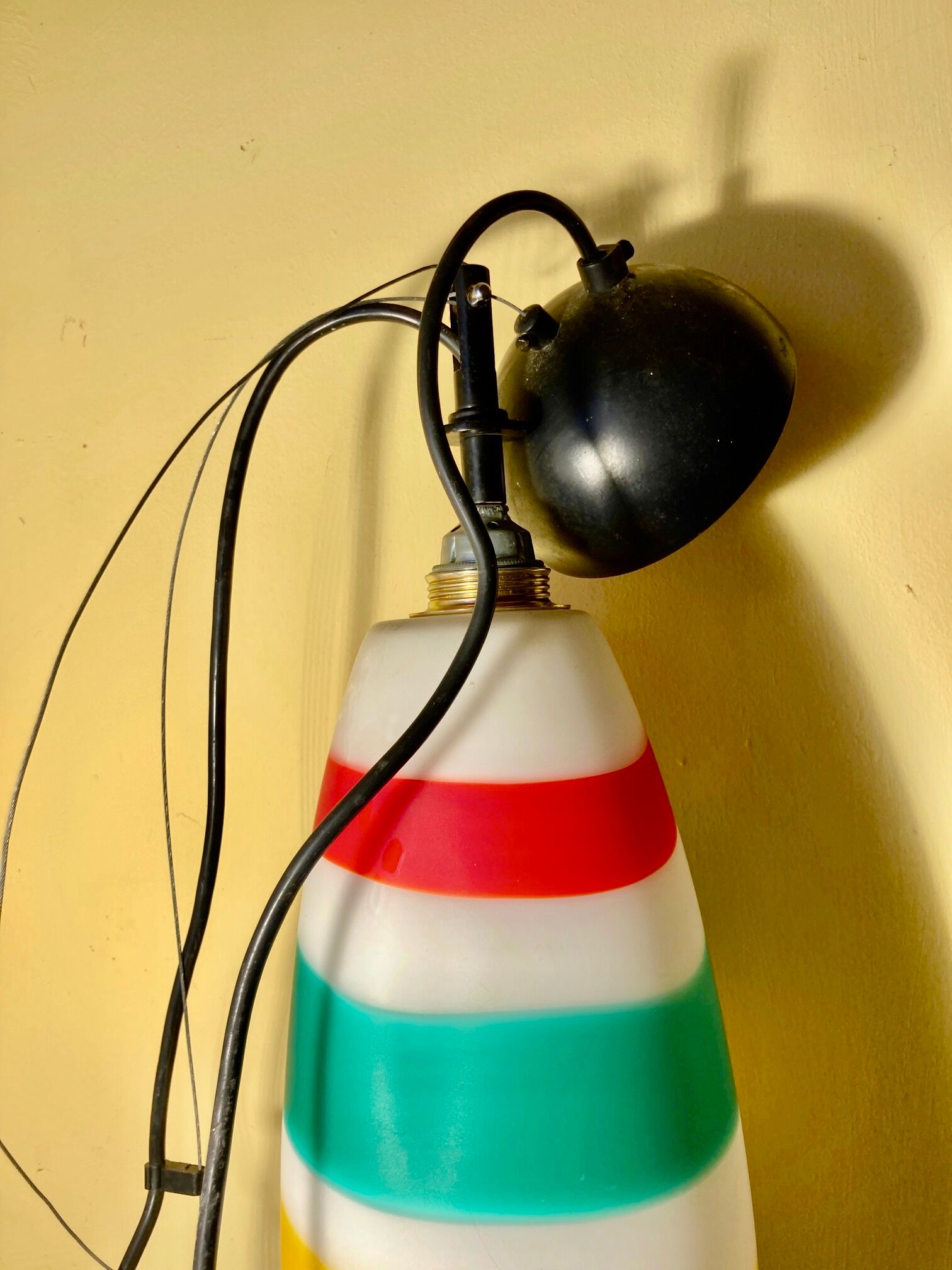 Sigaro suspension lamp by Massimo Vignelli for Venini, Italy, 1950s