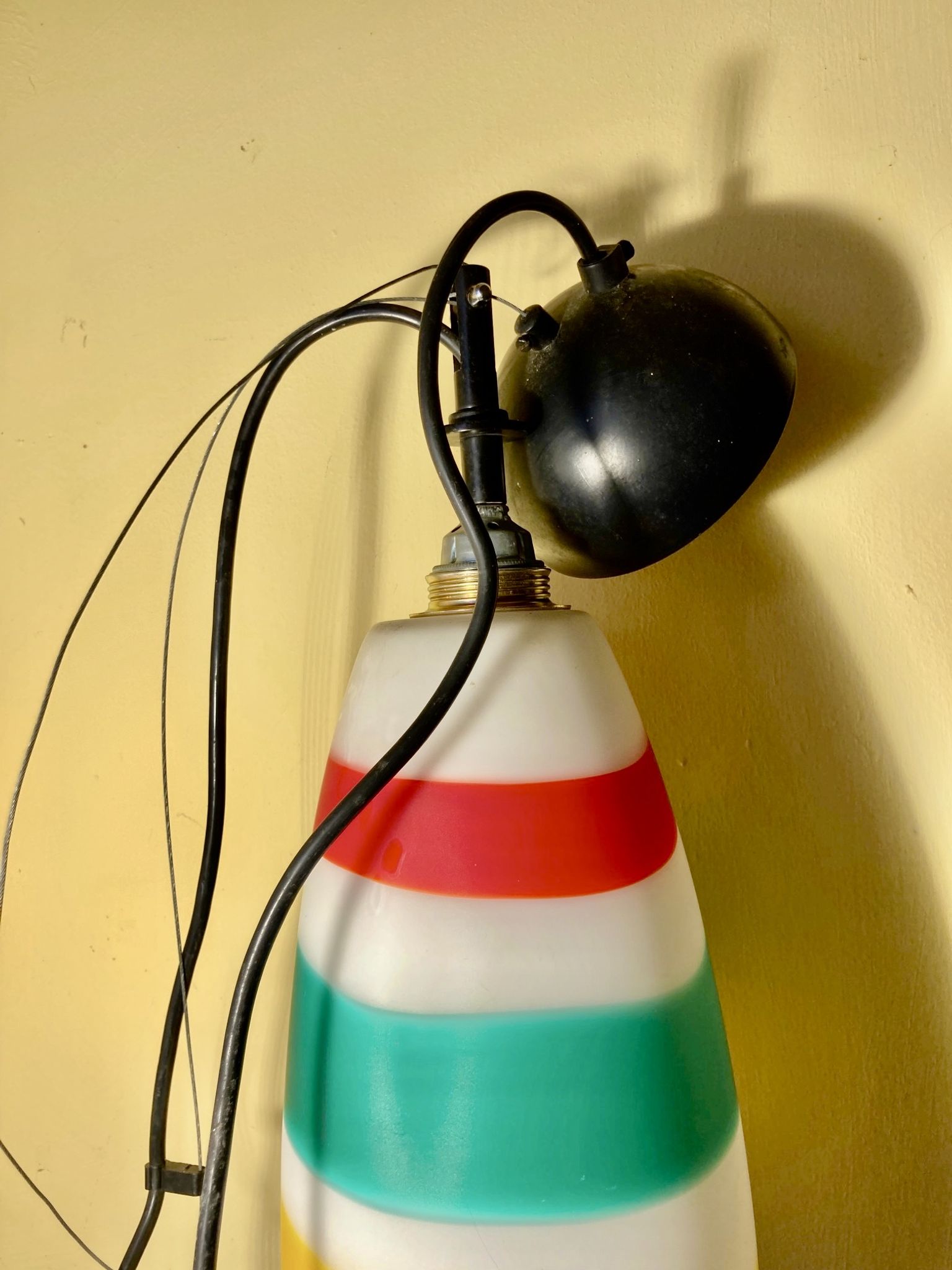 Sigaro suspension lamp by Massimo Vignelli for Venini, Italy, 1950s