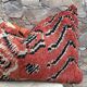 Vintage Berber Kilim cushion cover: Moroccan wool cushion