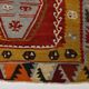Grand Kilim Designer Vintage, Tapis Anatolien Rouge Fait Main, 149x308 Cm