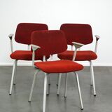 Set of 3 vintage design chairs by Friso Kramer for Ahrend de Cirkel from the late 1960s