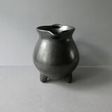 Tripod ceramic pitcher from Périgord pottery, 1960s