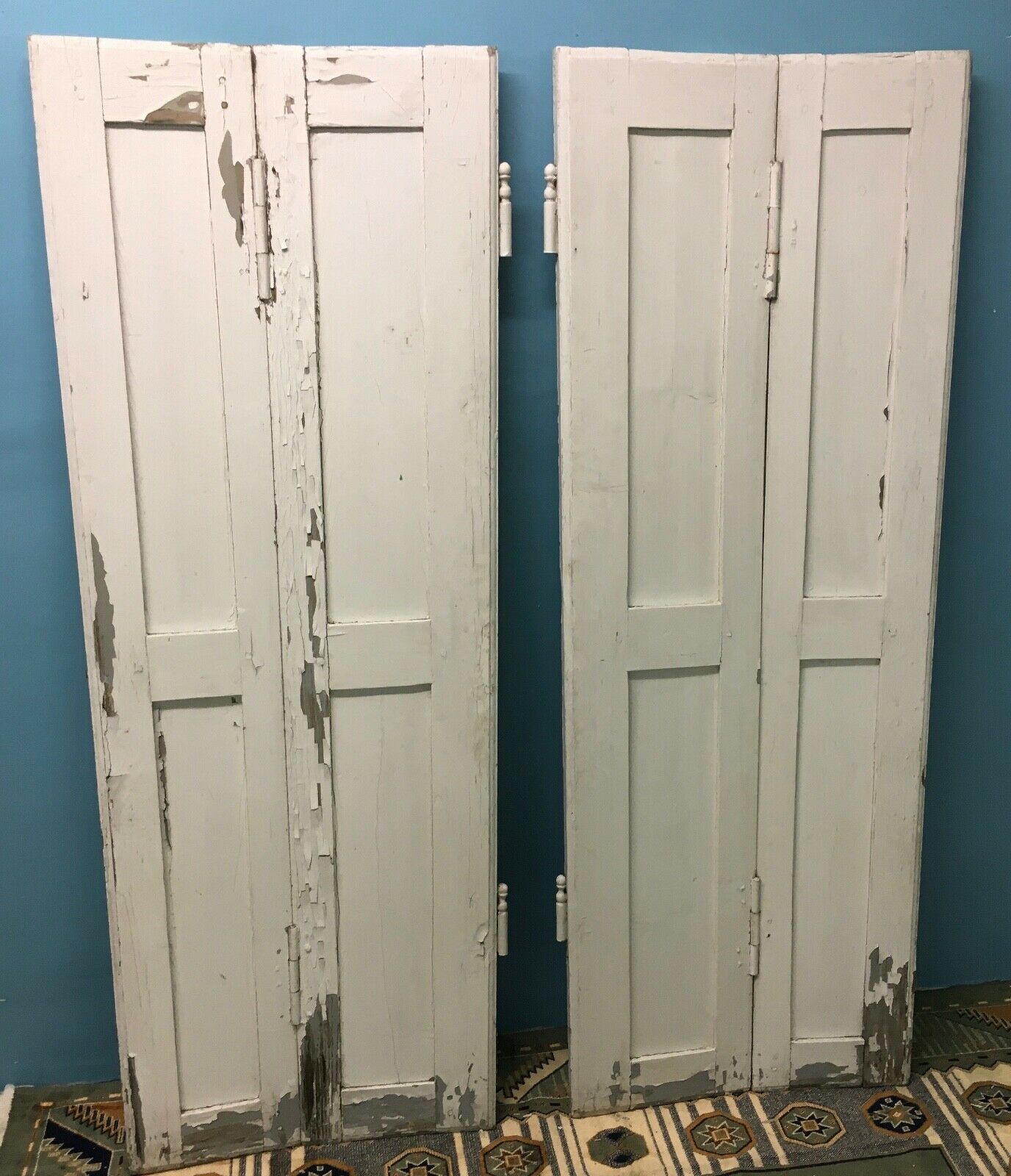 Volet intérieur ancien en bois début XXème