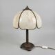 Art Deco mushroom lamp, Tiffany by Honsel Leuchten, 1970