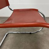 Chaise MR10 Mies Van Der Rohe, cuir, années 80