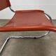 MR10 Mies Van Der Rohe chair, leather, 1980s