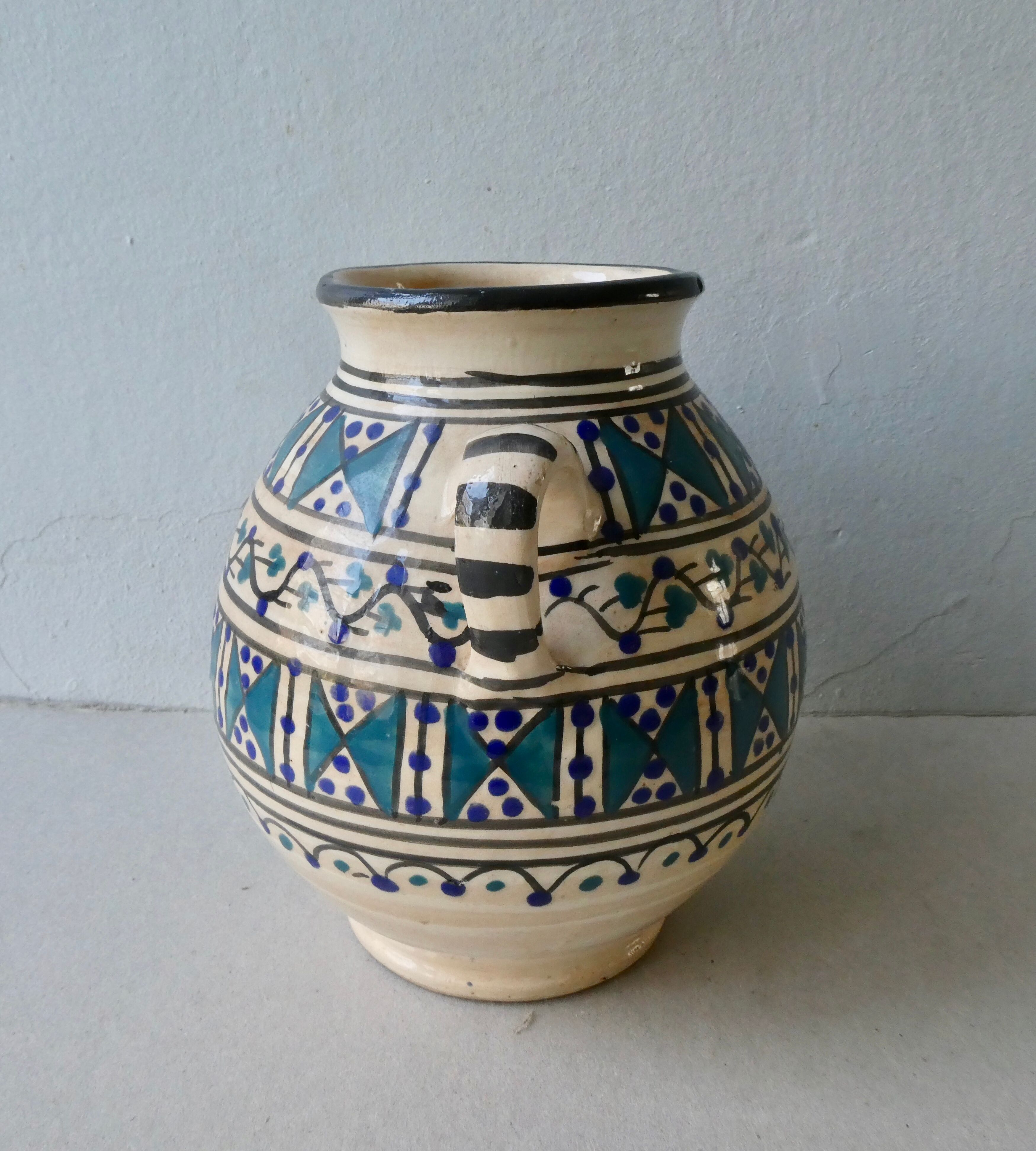 Vase, Nabeul pottery