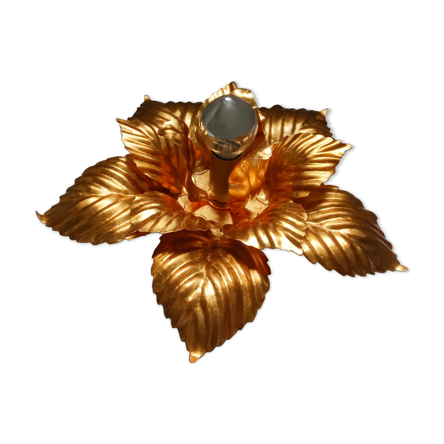 Vintage flower wall lamp