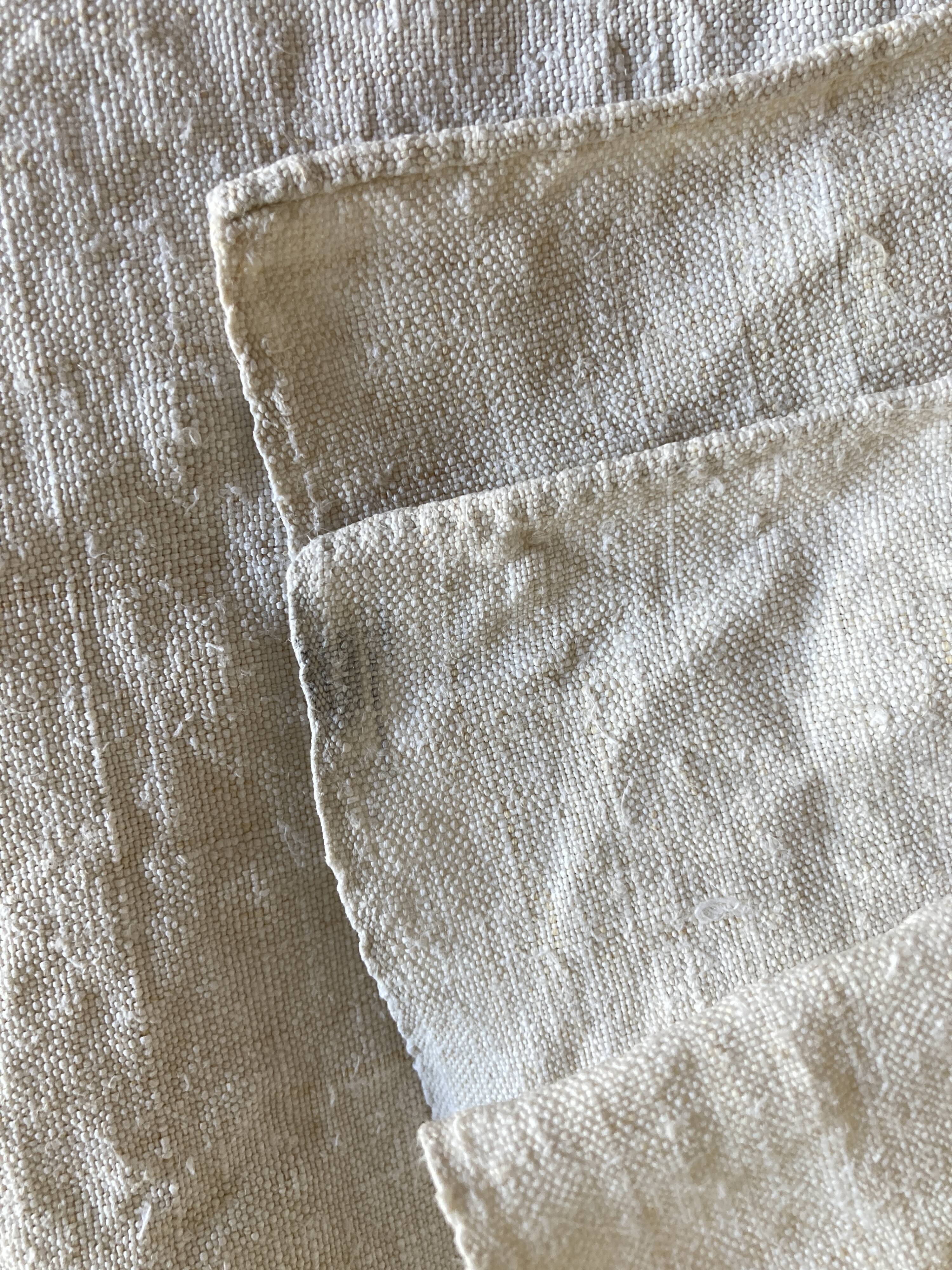 19th L260cm raw linen reserve farm case