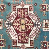 Vintage carpet Turkish konya done hand 130 X 158 CM