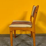 Set of 6 mid-century oak dining chairs by Uldum Mobelfabrik 1960s