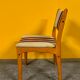 Set of 6 mid-century oak dining chairs by Uldum Mobelfabrik 1960s