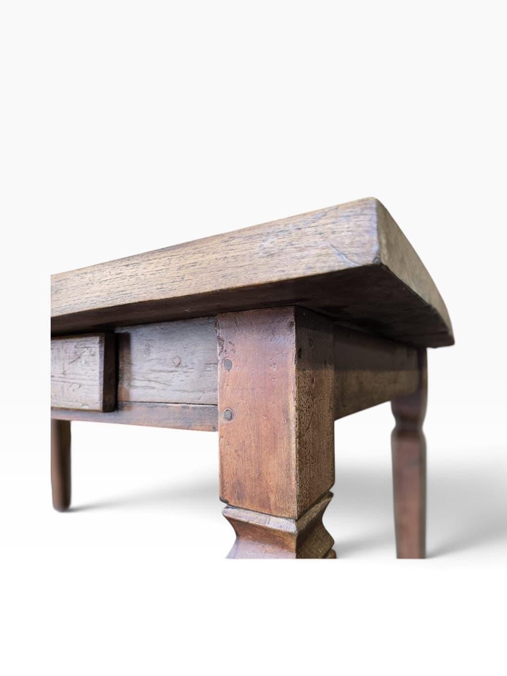 Farm table/vintage dining table in solid wood
