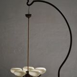 Chandelier with 5 arms by Paavo Tynell, model 1386/5 for Taito, Finland, 1930s.