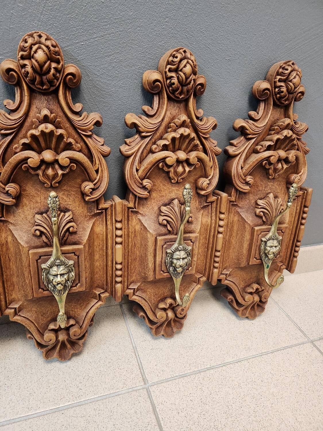 Coat rack, wooden hook