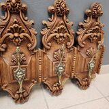 Coat rack, wooden hook