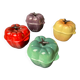 Four Le Creuset ceramic casseroles