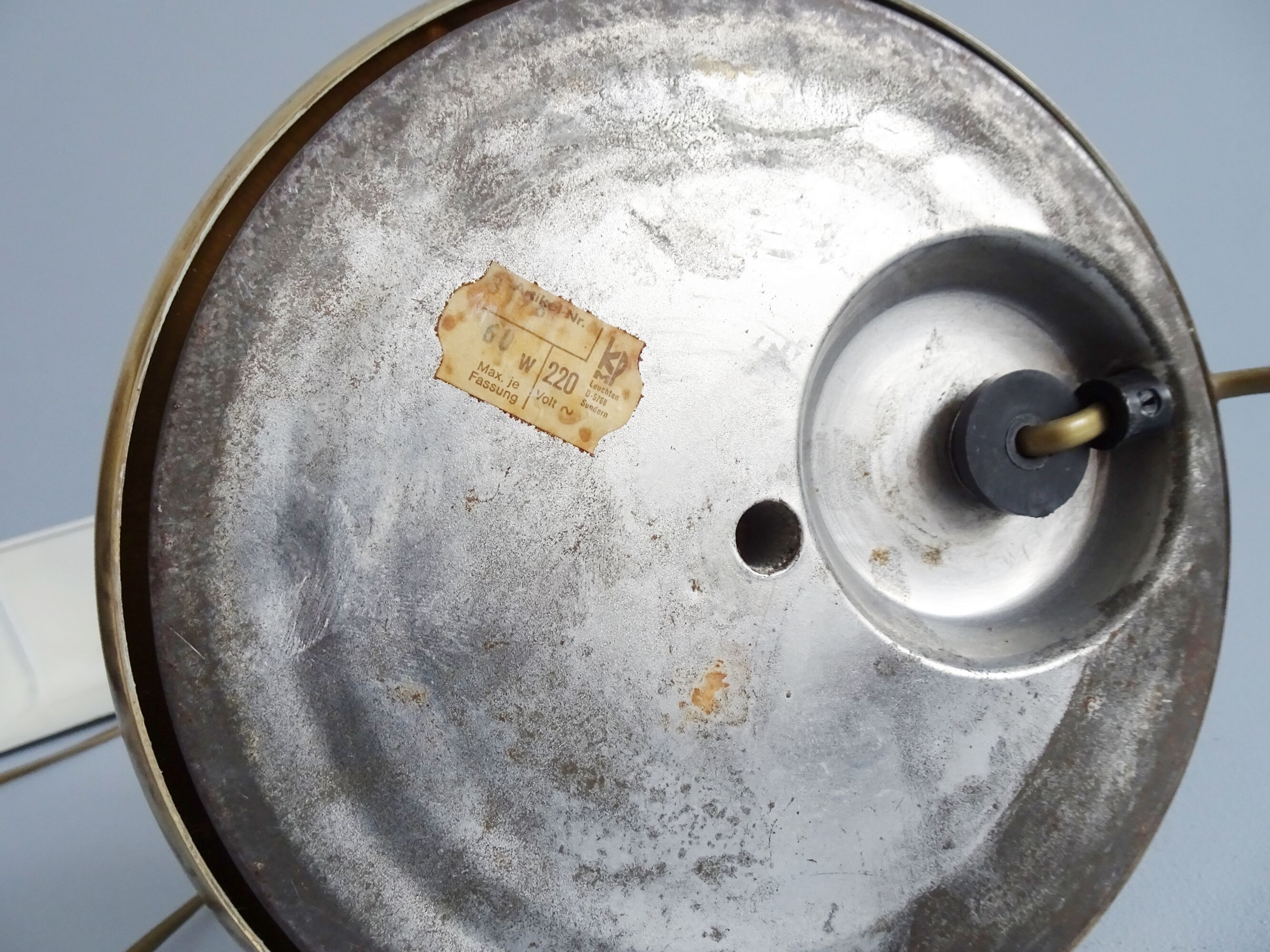 Brass desk lamp from OMI