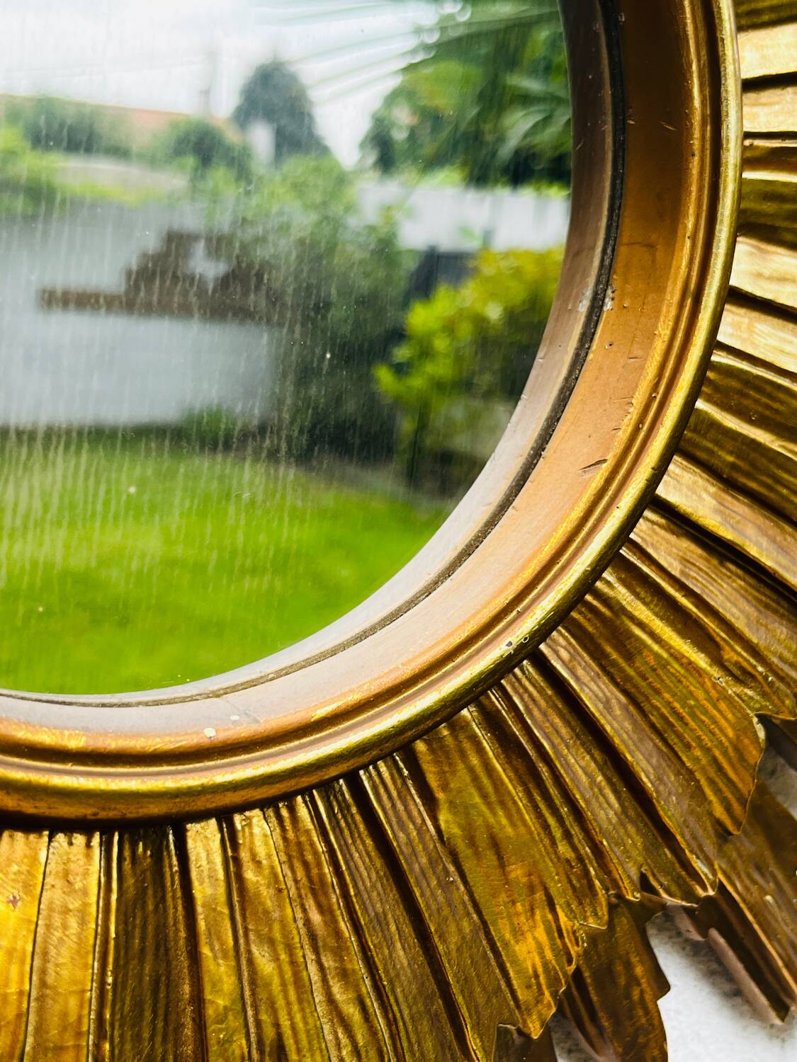 Authentic 1950s sun mirror