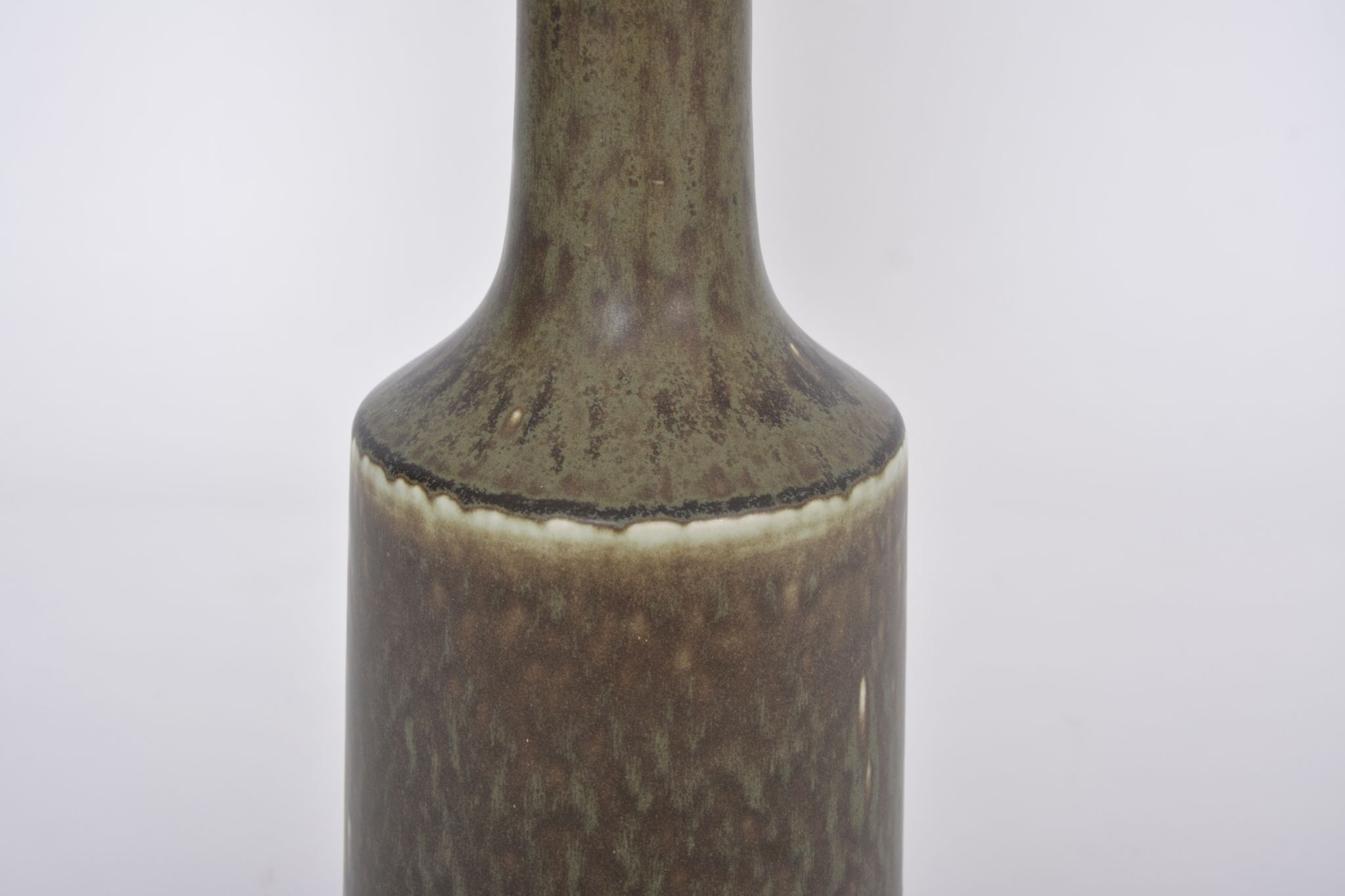 Danish mid-century modern ceramic table lamp by Desiree Stentoj