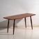 Table basse vintage en bois de teck – Europe centrale, vers 1960