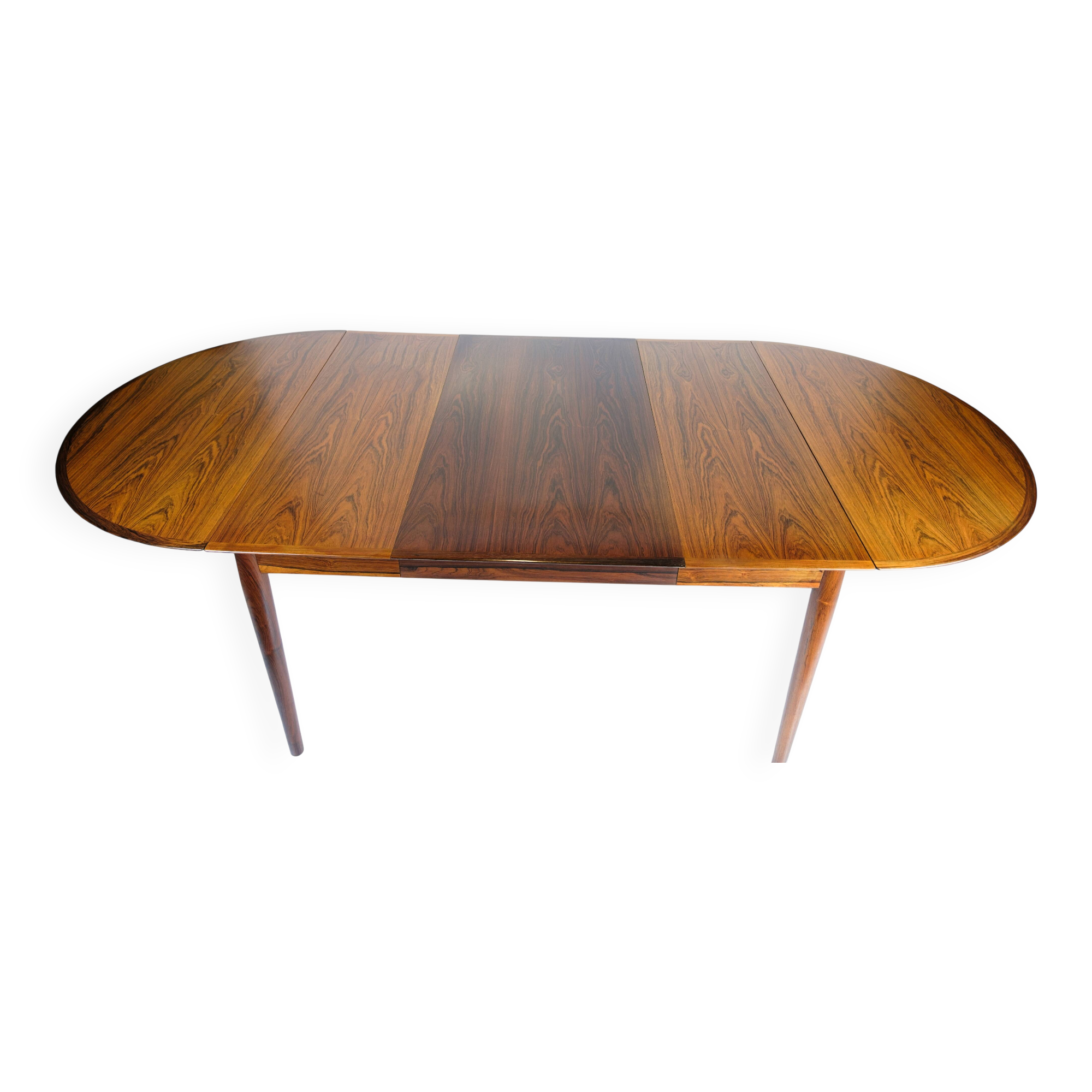 Dining table with extension & flaps - Rosewood - Arne Vodder - Danish design - 1960s
