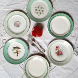 Flat earthenware plates