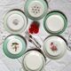 Flat earthenware plates
