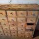 Trade cabinet with drawers