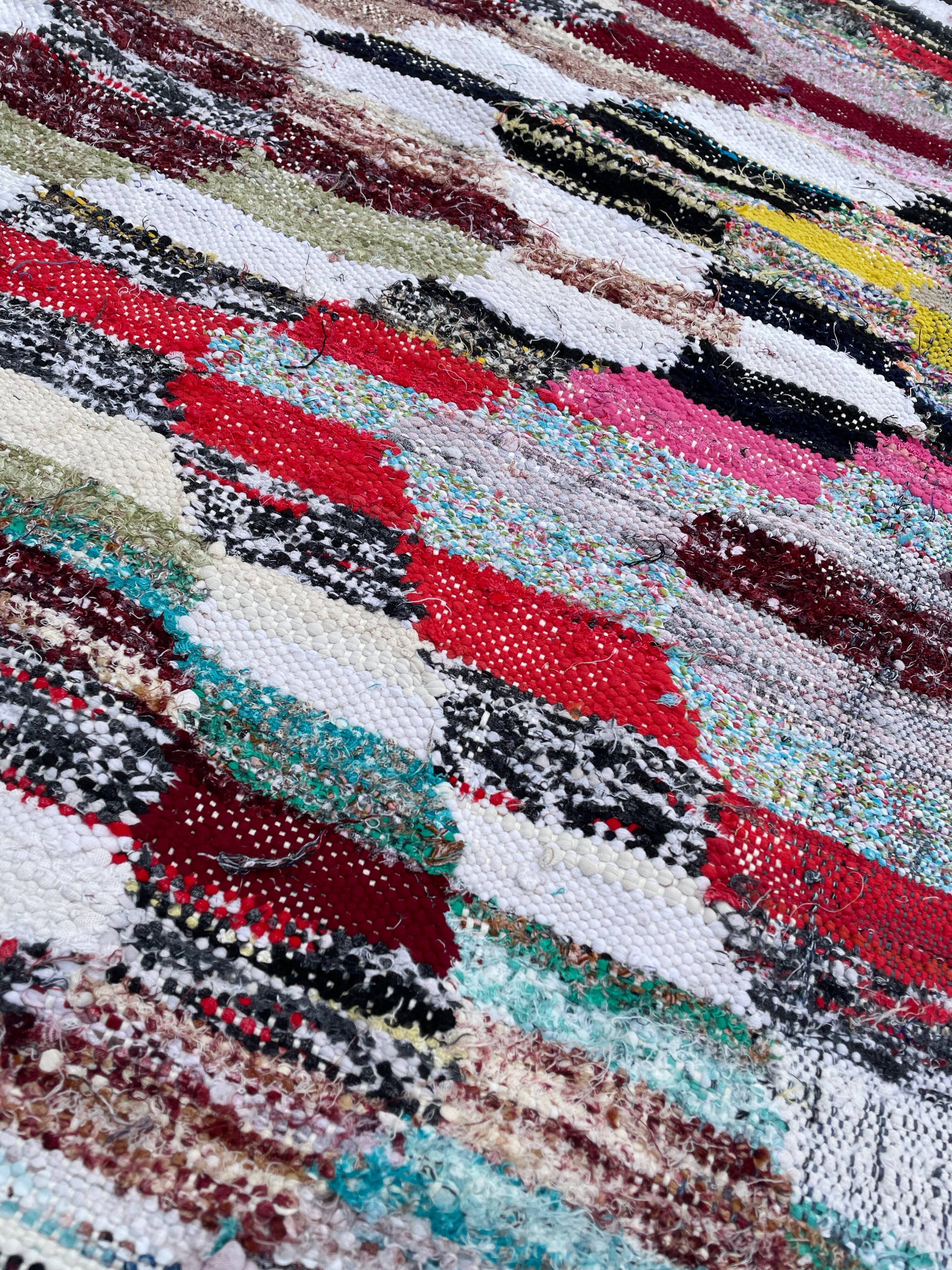 Vintage Moroccan kilim carpet