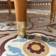 Paire de chevets en bois SEMB vintage – pieds compas & laiton doré