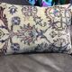 Housse de coussin lombaire en tapis décoloré 40x60 cm