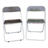 Pair of folding chairs giancario Piretti for Castelli