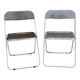 Pair of folding chairs giancario Piretti for Castelli
