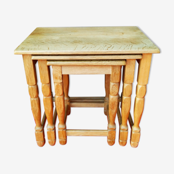 Trundle table, solid oak