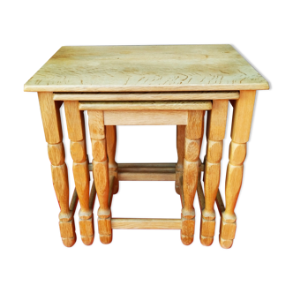 Trundle table, solid oak