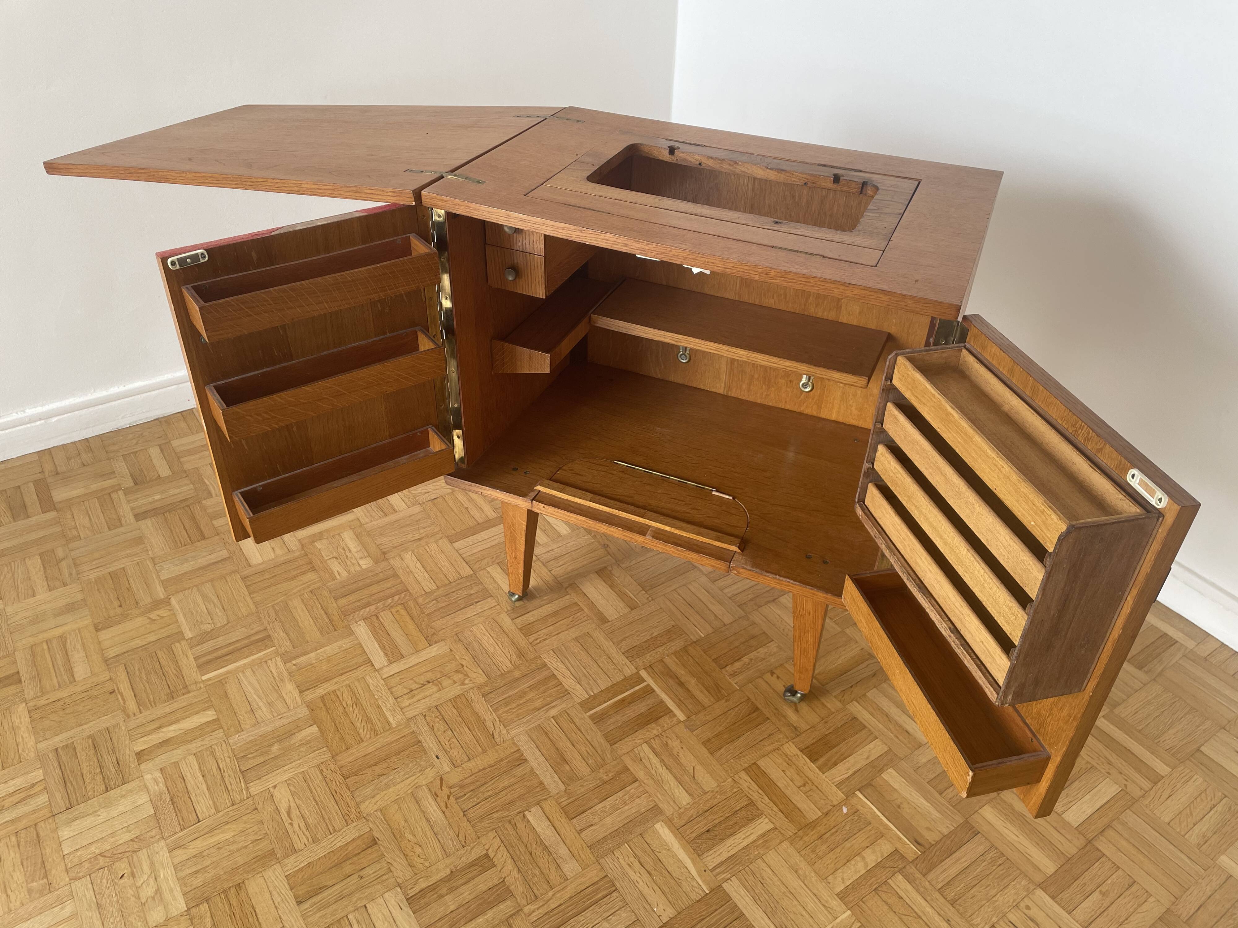 1960s sewing cabinet
