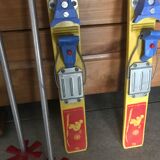 Vintage children's ski pair