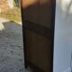 Armoire parisienne 1 porte 3 étagères blanc