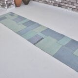 Vintage Decorative Hemp Kilim Runner sku 3883