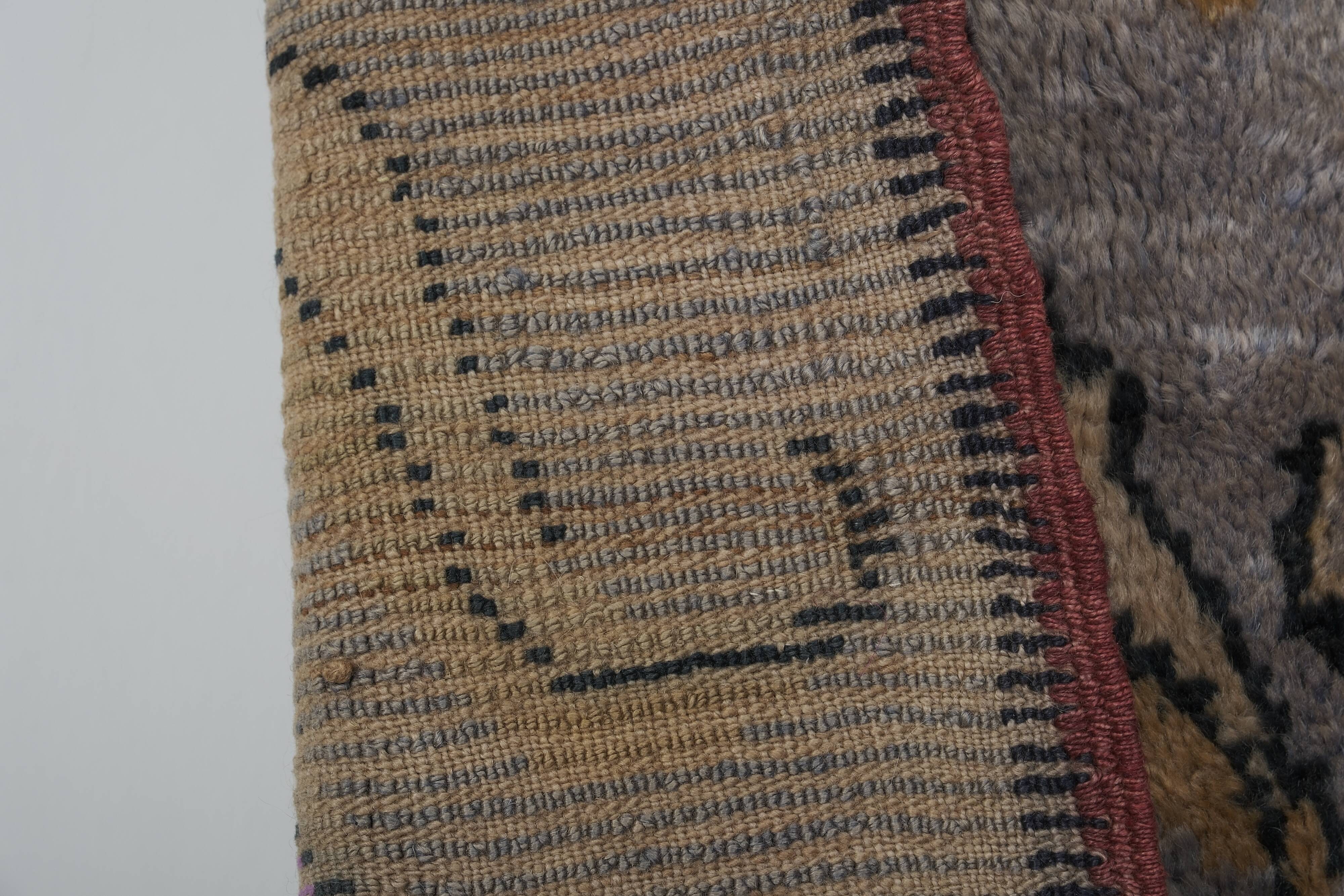 Vintage Turkish Oushak Rug Handwoven 117x175 cm