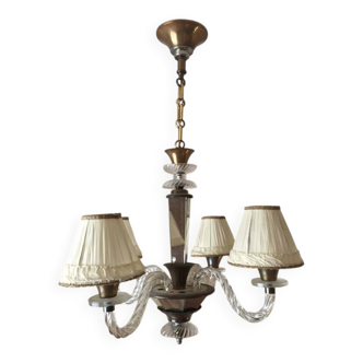 Chandelier and its wall lights