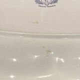 Tureen and its porcelain dish Rouen Salins France